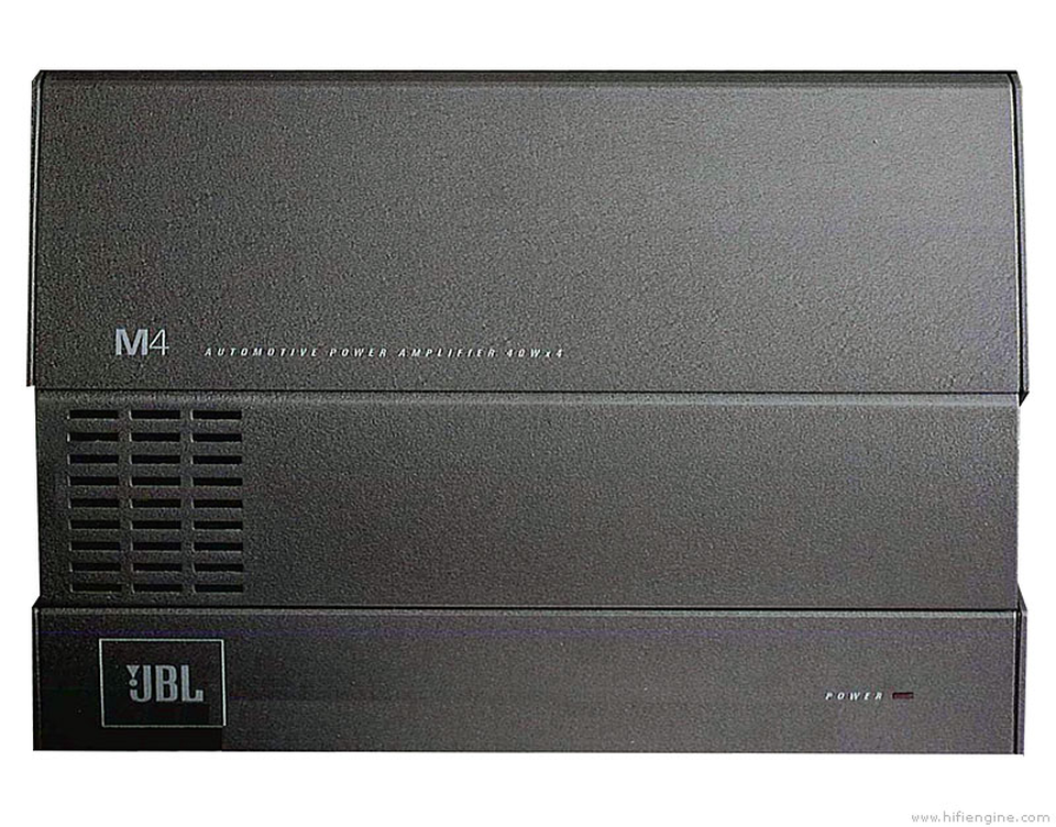M4 - Black - 4x40 watt 4-channel amplifier - Hero